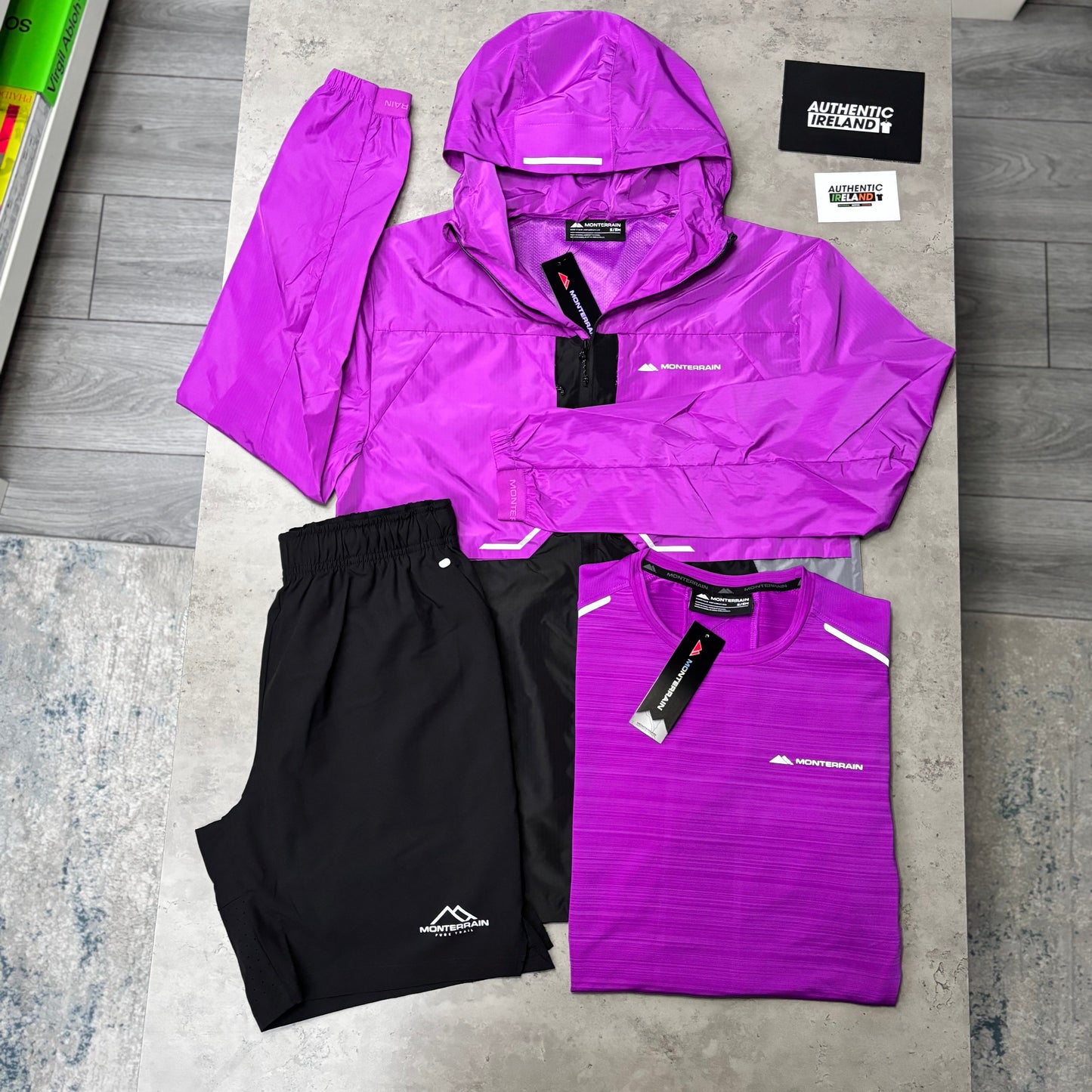 MONTERRAIN WINDRUNNER 3-PIECE - GRAPE/BLACK