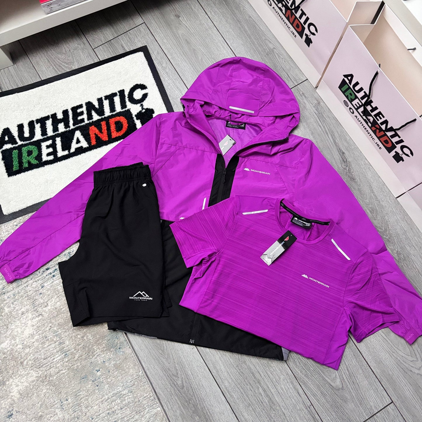 MONTERRAIN WINDRUNNER 3-PIECE - GRAPE/BLACK