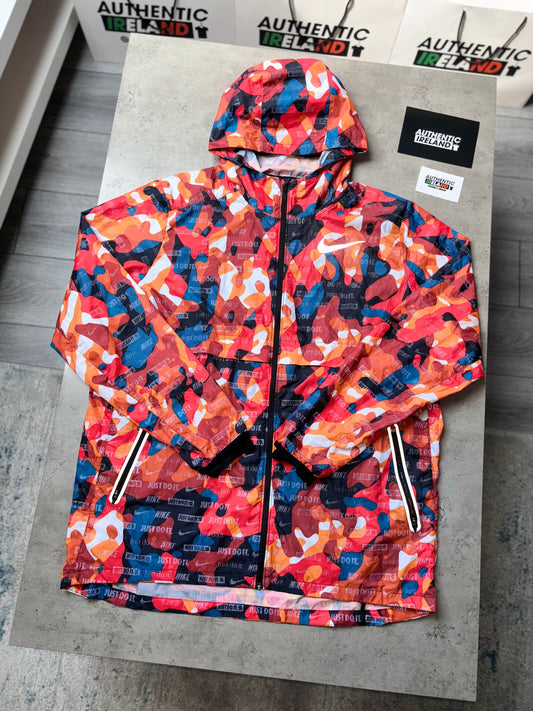 NIKE CAMO FLASH WINDBREAKER - ORANGE